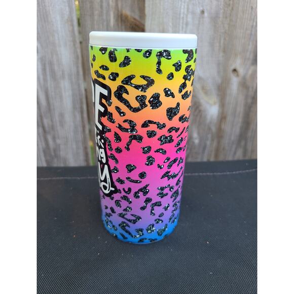 Nope Not Adulting Today Skinny Can Cooler / Hard Surface Slim Can Holder - Picture 3 of 7